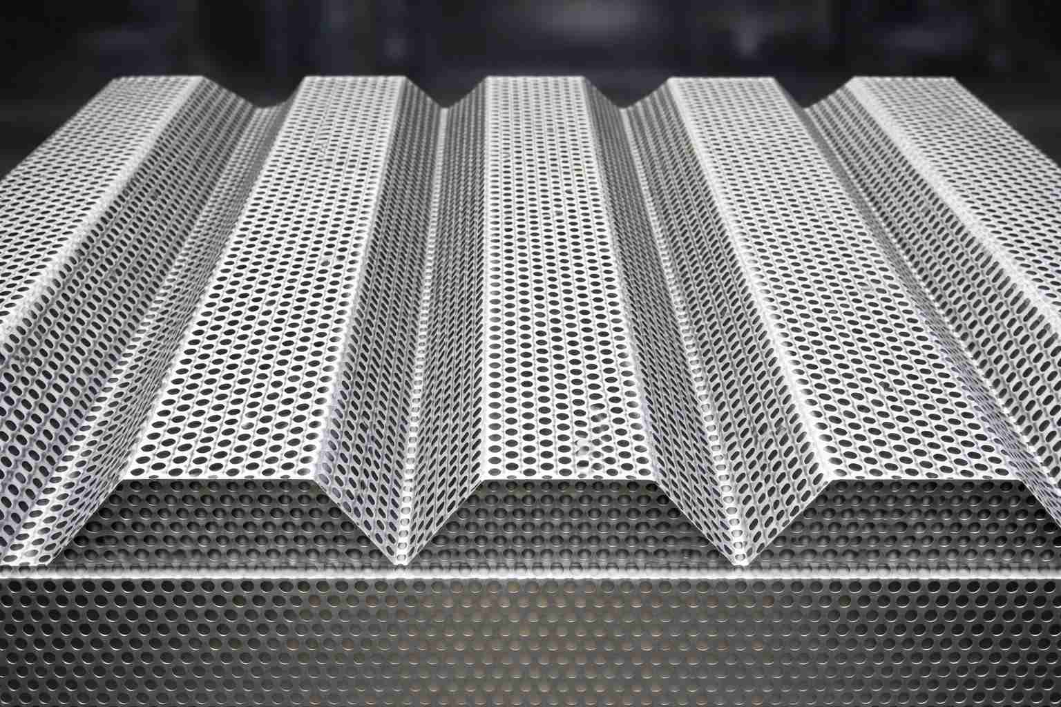 Перфорированный несущий профнастил Т-35 оцинкованный